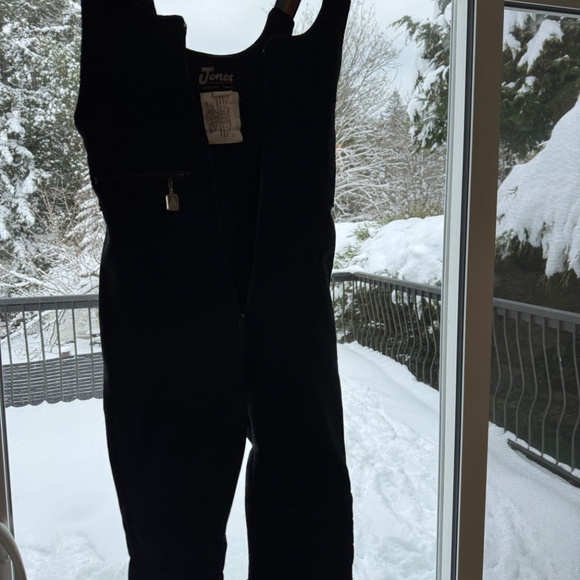 Vintage Jones ski bibs Made in Vancouver, Wool Nylon Stetch - Picture 8 of 9